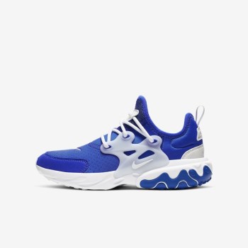 Nike React Presto - Nagyobb Gyerek Utcai Cipő - Királykék/Fekete/Fehér